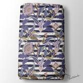 Purple Zara Abstract Fabric for Designer Fabric Online